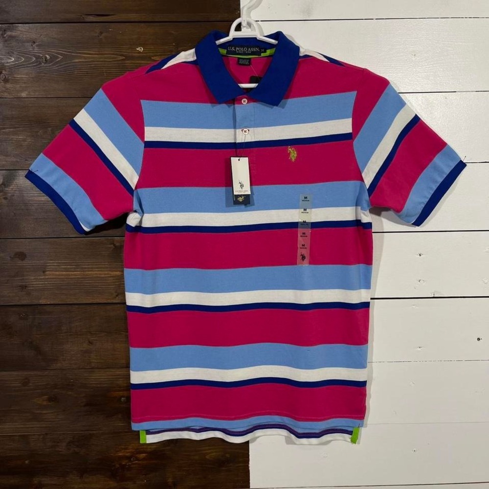 U.S. Polo Assn. Stripe‎ Polo Shirt